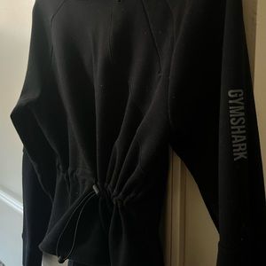 Women’s black gymshark hoodie
